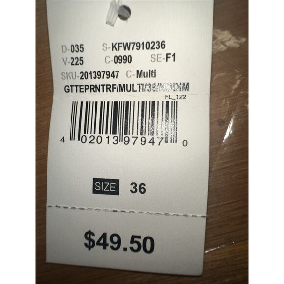 Ashley Stewart Women’s Ruffle Sleeve Blouse Top Size 36 – Brown Multi Floral - Picture 10 of 10